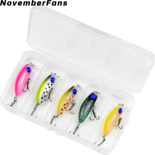 NovemberFans 4cm 2.9g Japanese Style Mini Minnow Floating Wobblers Artificial Fishing Lures Hard Bait Minnows Tackle