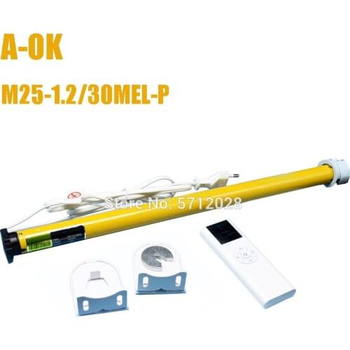 Fast Shipping Smart Life Curtain Motor AM25-1.2/30ME Motorized Shutter Engine for 38MM Tube Roller Blinds Zebra Blinds 110V-240V