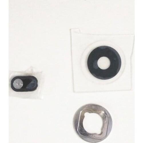 For MEIZU MX5 Camera Lens Glass Cover with Frame Holder + Flash Repair Parts