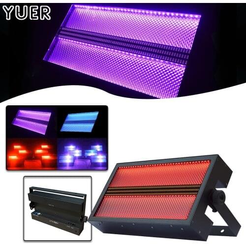 LED RGB 3IN1 Super Bright Strobe Light Wash Strobe 2IN1 Color Mix Effect DJ Color Music Light Disco Wedding Party Stage Lighting