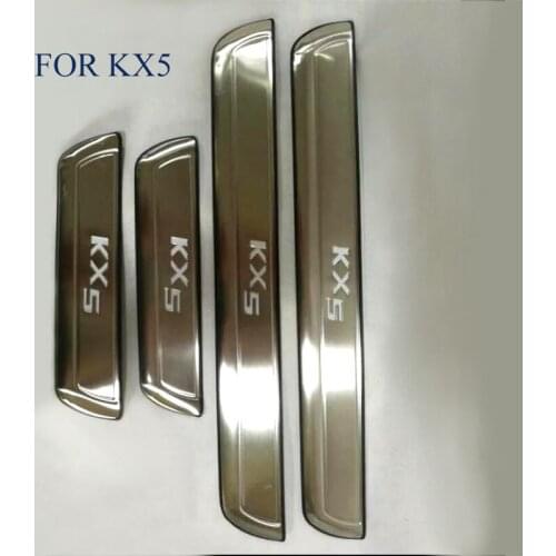 High quality Entry Strip Protective steel Car Welcome Pedal fit for sportage kia kx5 2016 2017 accessories