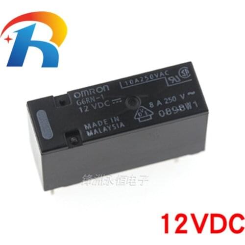 100% NEW G6RN-1 G6RN-1-12VDC DIP5 8A 12V DC Power Relay