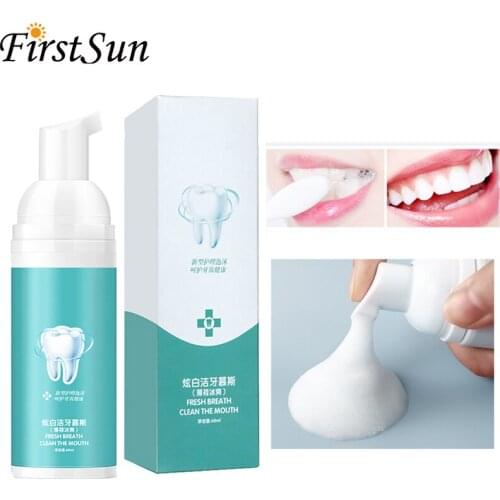 60g Fresh Shining Toothpaste breath Remove Plaque Stains Bright Teeth Portable Dental Tool Tooth Whitening Cleaning Mousse