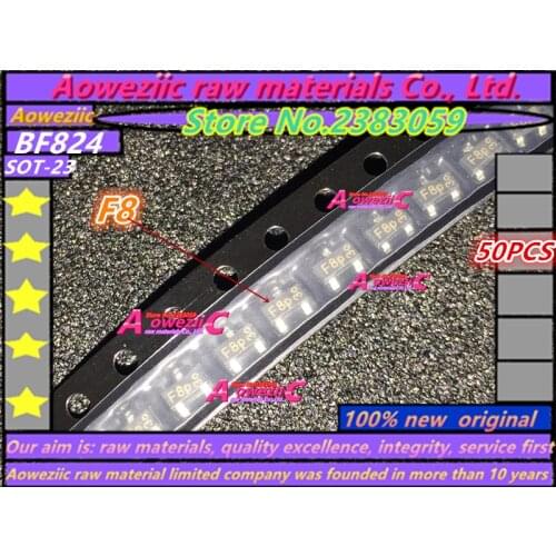 Aoweziic 2018+ 100% new imported original BF824 F8 SOT23 PNP intermediate frequency transistor