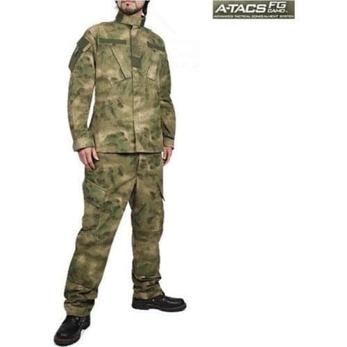 Free shipping CS Party Supplies US Military BDU Camouflage Army Combat Training Uniform A-TACS FG Shirt + Pants