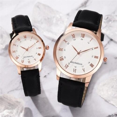Rome Digital Dial Lovers Women Fashion Watches Zegarek Damski Casual Ladies Quartz Leather Watch Female Wristwatches Woman Clock