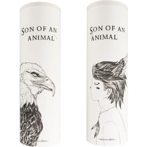 Eagle and Boy style White and Black pencil case pen box NBX Newmebox School stationery with Erasable Whiteboard Solar calculator