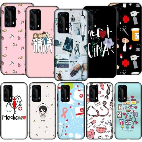 T132 Nurse Doctor Stethoscope Case for Honor Note 6A 7A 7C 7X 8 8A 8C 8X 9 9A 9X 10X 20 20S 30 Y6P Lite Pro