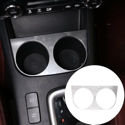 For 2015-2020 Toyota Hilux aluminum alloy central control cup holder decorative sequin stickers car interior accessories