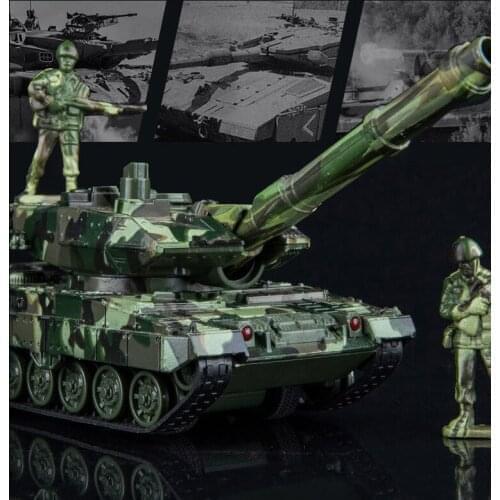 Boy toys Simulation ground tank can play bullet alloy military tank model special model acoustic light return car Kid toy 1:32