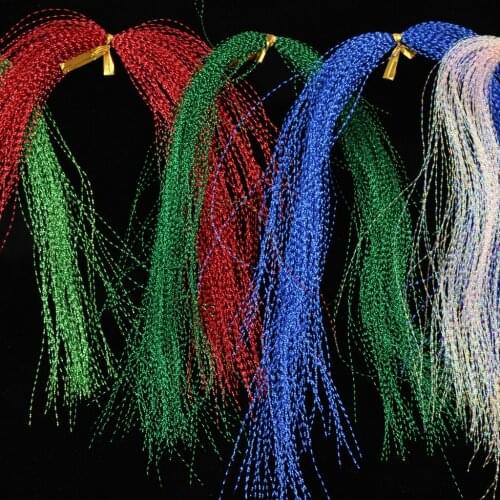 33cm Crystal Flash Fly Fishing Line Fly Tying Great Material for Threads Trout, Sea Trout, Salmon, Pike or Saltwater Flies