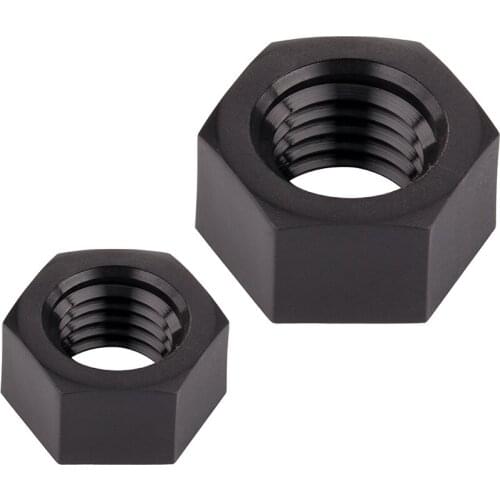 Black Nylon Hex Nuts Plastic Hex Nuts Plastic Screw Caps M2 M2.5 M3 M4 M5 M6 M8 M10 M12 M14 M16 M18 M20