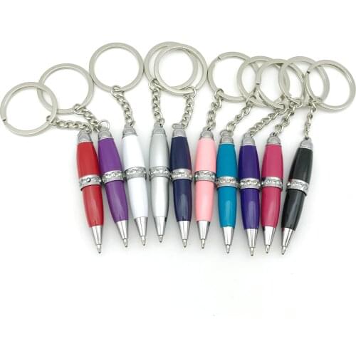 Mini Ballpoint Pen Keychain for Christmas Gift Wedding Party Favors Souvenirs 2021 New Year Gifts Anniversary Graduation Present