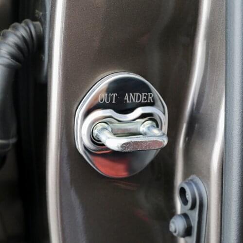 Car Door Handle Bowl Cover Patch trim sticker For Mitsubishi Outlander 2013 2014 2015 2016 2017 2018 2019 accessories carstyling