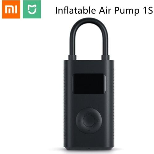 Xiaomi Mijia Portable Air Pump Digital Compressor Tire Pressure Detection Electric Inflator Pump For Bike Motorcycle Car
