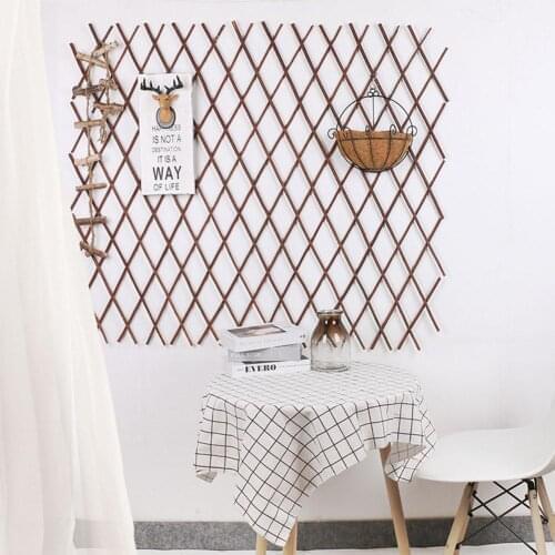 Gardening Net Plant Fence Bird-proof Net Wooden Fence Nylon Net Climbing Frame Durable Retractable Plant Climbing Frame Lattice