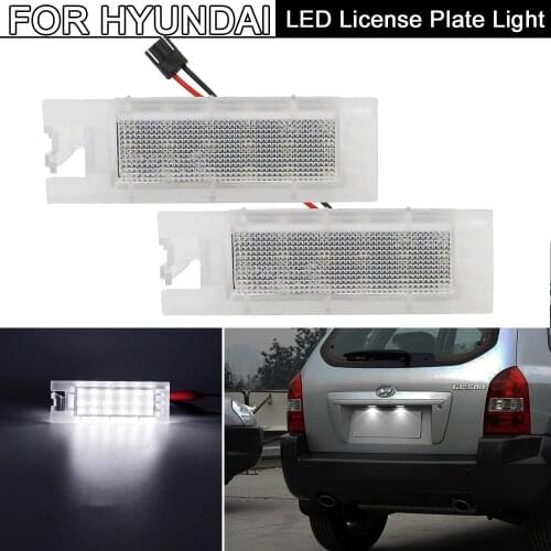 LED License Plate Number Lamp Signal Lights For FOR Hyundai Tucson 2010-2014 FOR Hyundai IX35 2010-2013