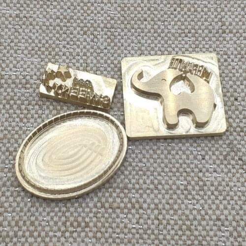 Custom Heat Press Logo Copper Mold For Leather Hot Foiled Copper Mold For Wooden Leather Stamps Letters Customized Impact Stamps