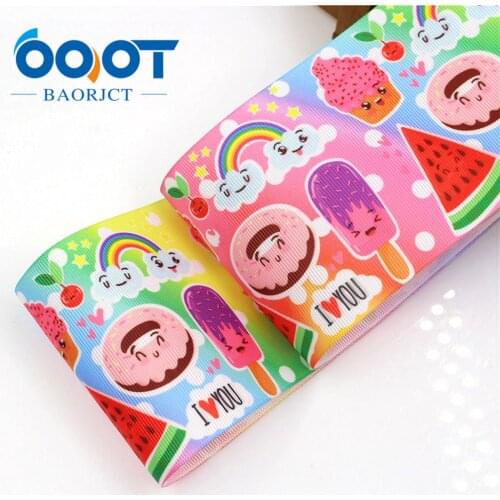 I-18428-33,3 inch 75MM Cosmetic Lipstick Printed grosgrain ribbon, DIY handmade Hair accessories Material wedding gift wrap