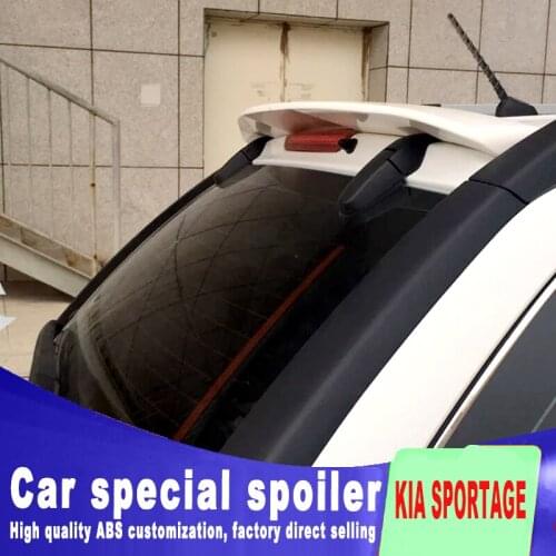 2007 2008 2009 2010 2011 for KIA sportage spoiler by big high quality rear window roof wings rear spoiler by primer sportage