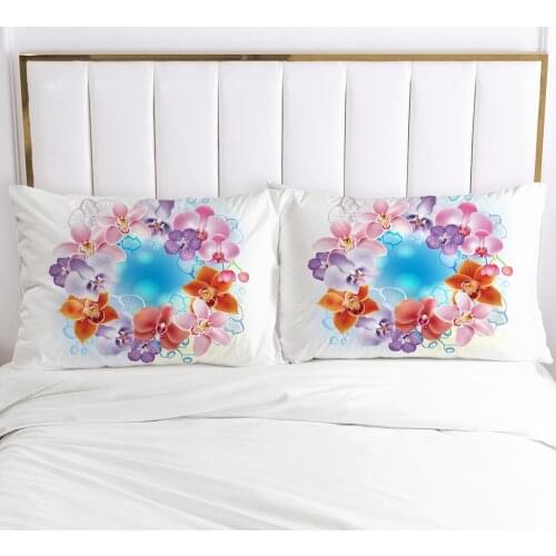 3D Pillow Case Pillowcase Custom 50x70 50x75 50x80 70x70 Bedding For Wedding Decorative Pillow Cover Home Textile Microfiber