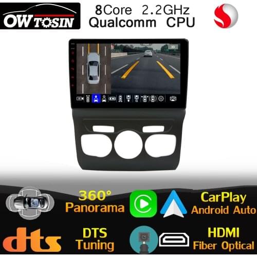Qualcomm 8Core Android For Citroen C4 C4L DS4 2 B7 2010-2018 Car Media Radio CarPlay Auto GPS 4G LTE WiFi 360 Panoramic DTS HIFI