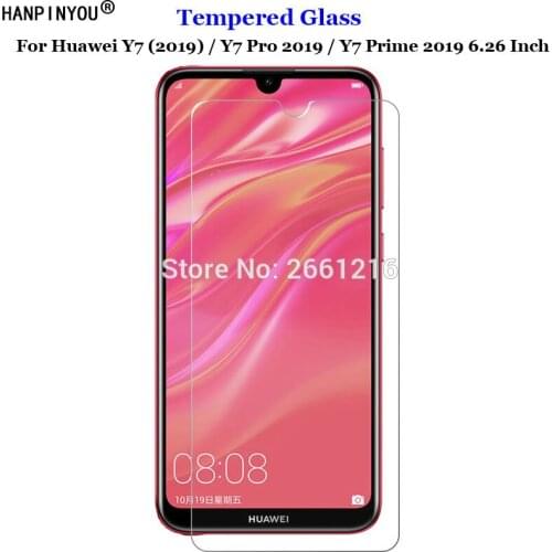 For Huawei Y7 Pro 2019 Tempered Glass 9H 2.5D Premium Screen Protector Film For Huawei Y7 Prime (2019) / Enjoy 9 6.26"