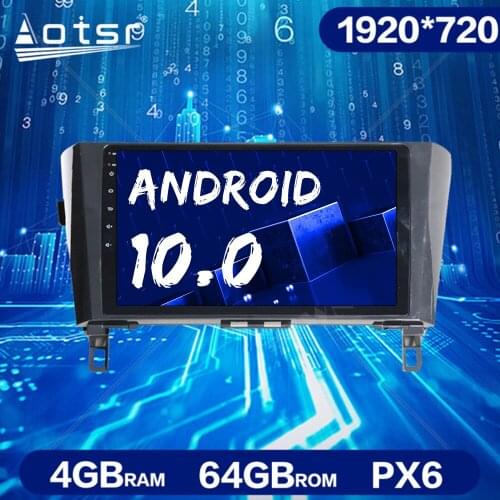 For Nissan X-TRAIL/Qashqai Car GPS Navigation Multimedia Audio Android 10.0 4+64GB Octa CoreAuto Stereo Unit Radio Recorder IPS