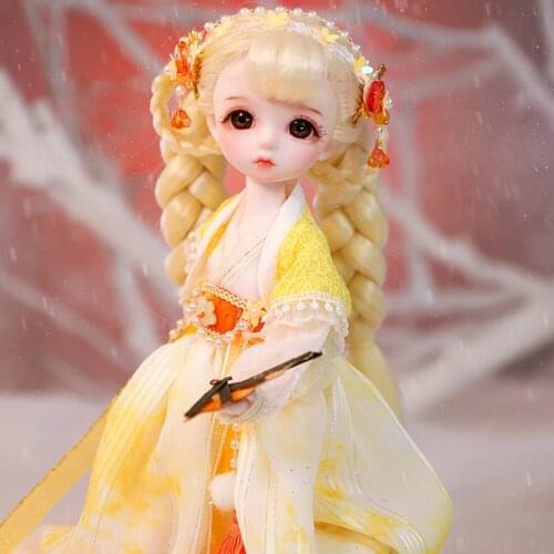 DBS DREAM FAIRY Doll 1/6 BJD Name by Taoyuan Wonderland mechanical joint Body With makeup Including hair eyes clothes girls SD