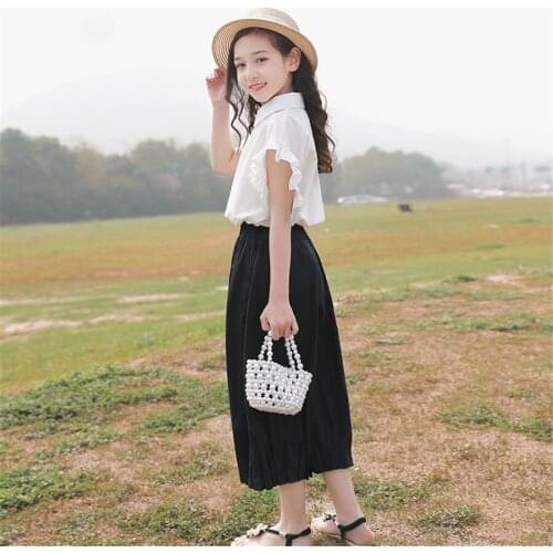 Summer Girls Suit Kids Clothing Set Baby Girl Tops & Pants 2 Pcs Clothes Outfits Children Tracksuit 6 8 9 10 12 years