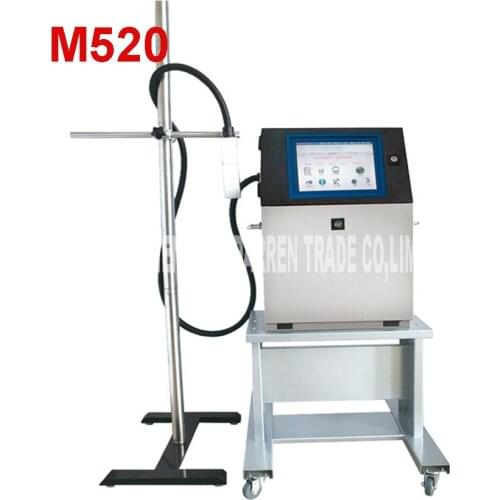 M520 fully automatic inkjet printer, continue ink jet printer inkjet printing machine spraying the code date printer110V/220V