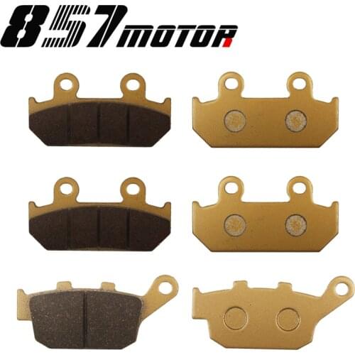 Motorcycle Front and Rear Brake Pads for HONDA VFR 400 VFR400 NC24 1987 1988 CBR250 MC14 MC17