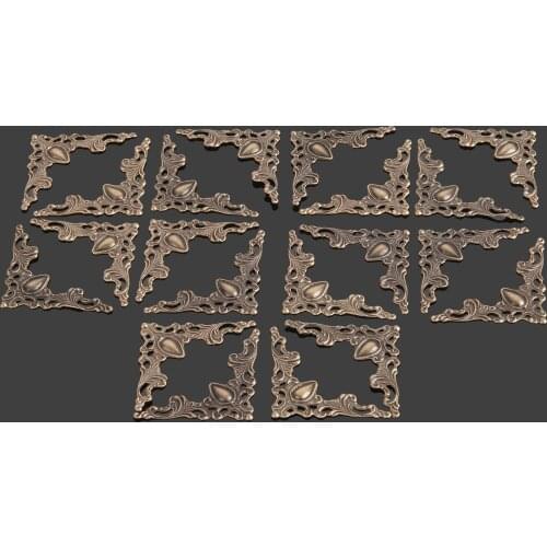 20pcs Corner Protectors for Jewelry Box Chest Gift Wooden Case Book Menu Scrapbook Photo Album