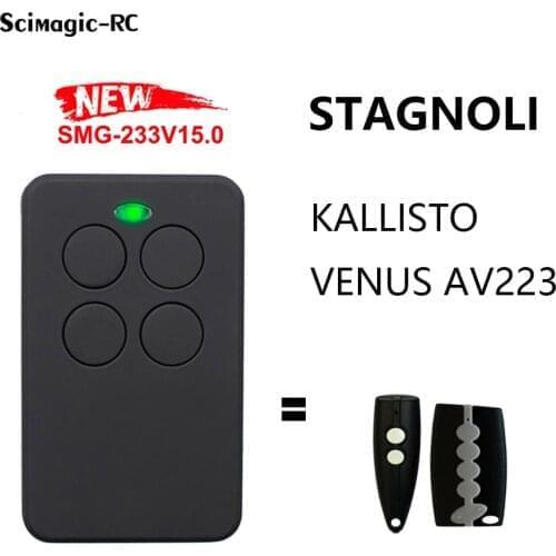 STAGNOLI KALLISTO,VENUS AV223 Remote Control Garage Gate Key Fob Rolling Code Transmitter 433MHz Commander