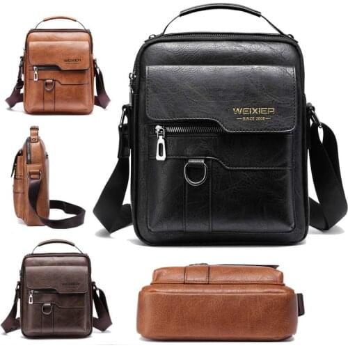 Crossbody Bags for Men Shoulder Bags Multi-function Handbags Business Casual Large Split Leather Bag Man Messenger Bags Tote Bag