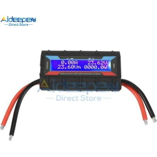 130A 60V LCD Digital Display Wireless Battery Tester Watt Meter Power Volt Amp Monitor Analyzer For RC Model Airplane