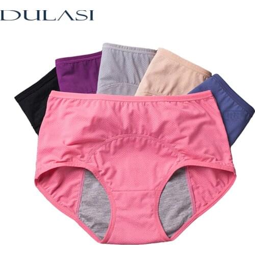 Menstrual Underwear Period Panties Physiological Pants Leakproof Breathable Women Sexy Mid Waist Health Briefs Dropshipping Hot