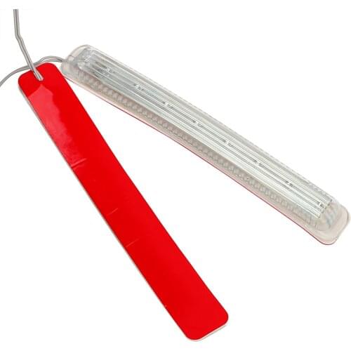 Universal DC 12V 2PCS LED Car Light Source Auto Rearview Mirror FPC Turn Signal Light Yellow Soft 8 SMD Indicator Lamp