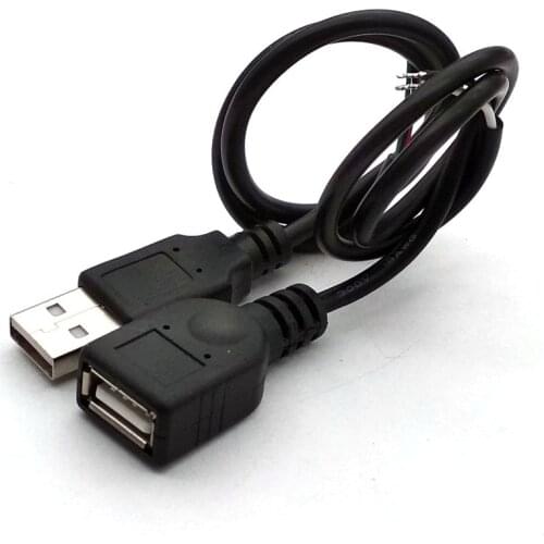 USB data cable single head line male / female 4-wire data communication line 4 core