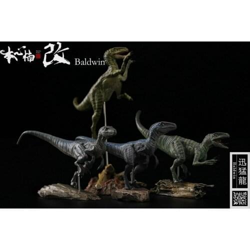 IN STOCK! Nanmu 1/35 Raptorsquad Figure 4PCS Velociraptors Jurassic Dinosaur Collector Animal Toys Gift For Kids Adults