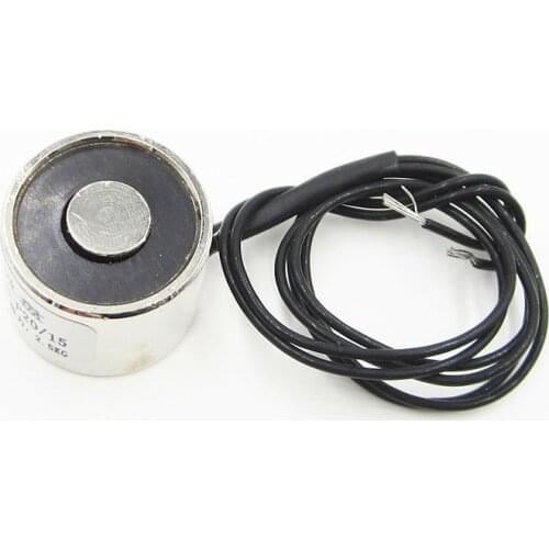 DC 24V Holding Magnet Electric P20 / 15 Raise 2.5 KG Electromagnet Solenoid