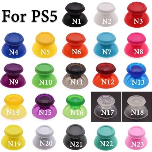 100PCS For PS5 Analog Cover 3D Thumb Sticks Joystick Thumbstick Mushroom Cap For Sony PlayStation PS5 Controller Replacement
