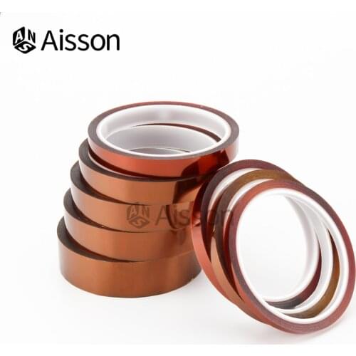 5/8/10/12/15/20/25MM High Temperature Resistant Kapton Polyimide Tape 30M Length