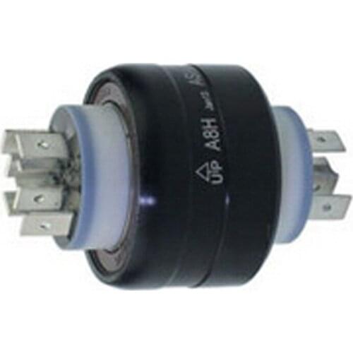 8 Poles Mercury Slip Rings Transmitting Signal And Power Mercury Contact Max. 200RPM Speed In Resistors Cutting Machine