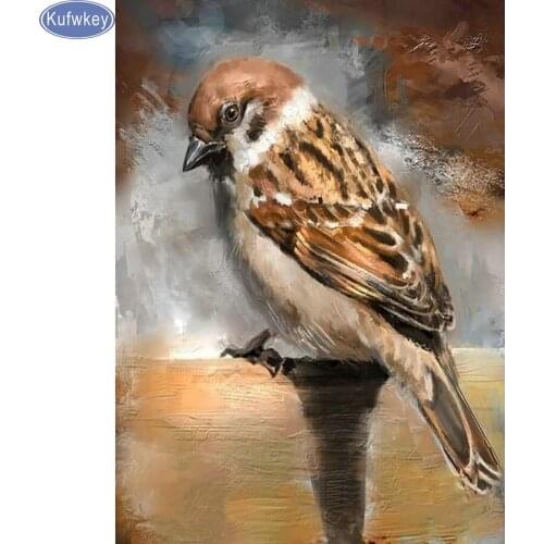 DIY 5D Diamond Painting Sparrow Rhinestone Painting diamond Embroidery bird Cross Stitch Art Craft Decoration Home Wall Decor
