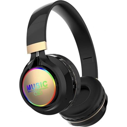 Bluetooth Headset 5.0 Wireless Headset Deep Bass Headset Noise Reduction Sport Headset TF card and wired