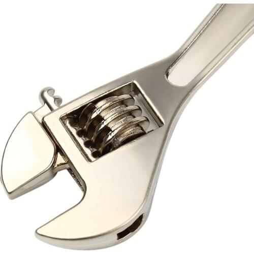 LEEPEE Stainless Steel Lovely High-grade Simulation Spanner keychain Wrench keychain Car keychain Keyfob Tools