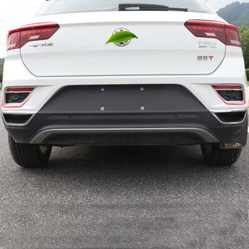 JY ABS Rear Fog Lamp Cover Trim Car Styling Accessories Sticker For VOLKSWAGEN T-ROC 2017-2018