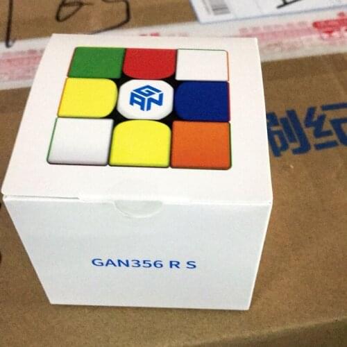 New GAN356 R S 3x3x3 magic speed cube stickerless professional gan 356R puzzle educational cubes toys for children gan 356 R RS