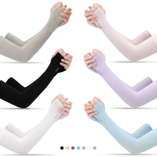 Sunscreen Sleeves Summer Arm Gloves Sun Protection Ice Sleeves Arm Uv Protective Cycling Fishing Climbing Driving Arm Sleeves